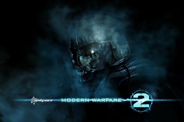 Modern warfare 2 screensaver monster in mask