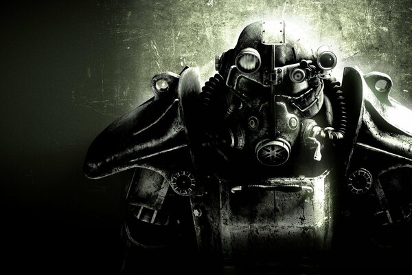 Fallout 3 gra z pancerzem potwora