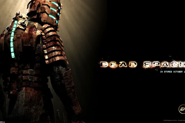 Game dead space battle armor and blood