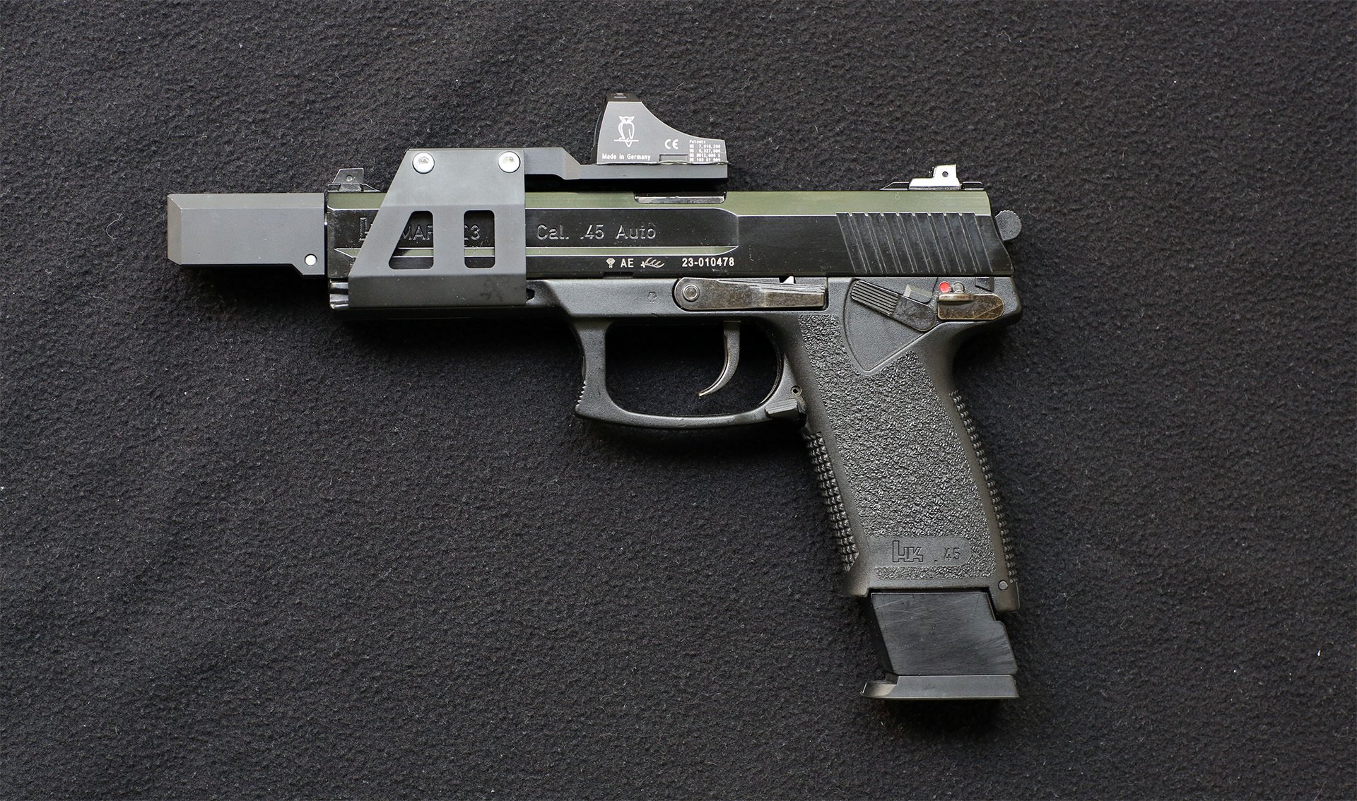 heckler & koch hk marchio 23 pistola arma