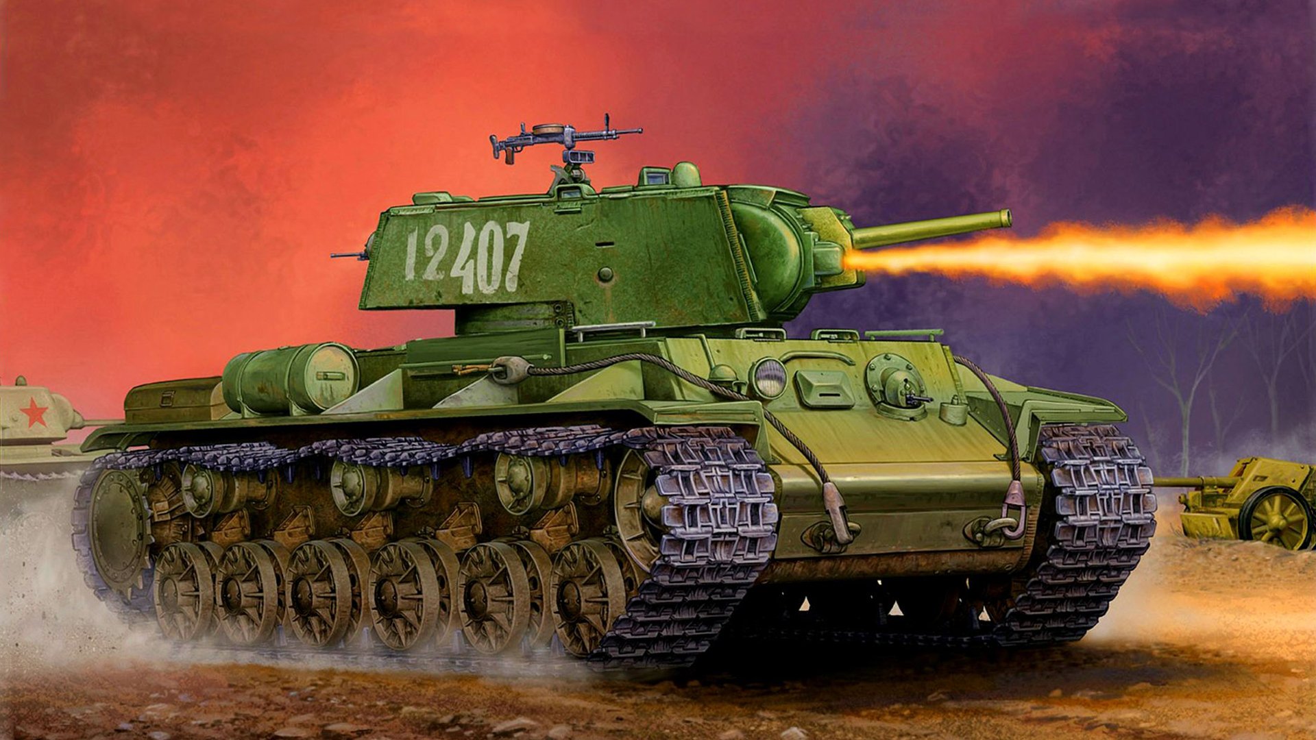 kv-8s dibujo arte fuego guerra