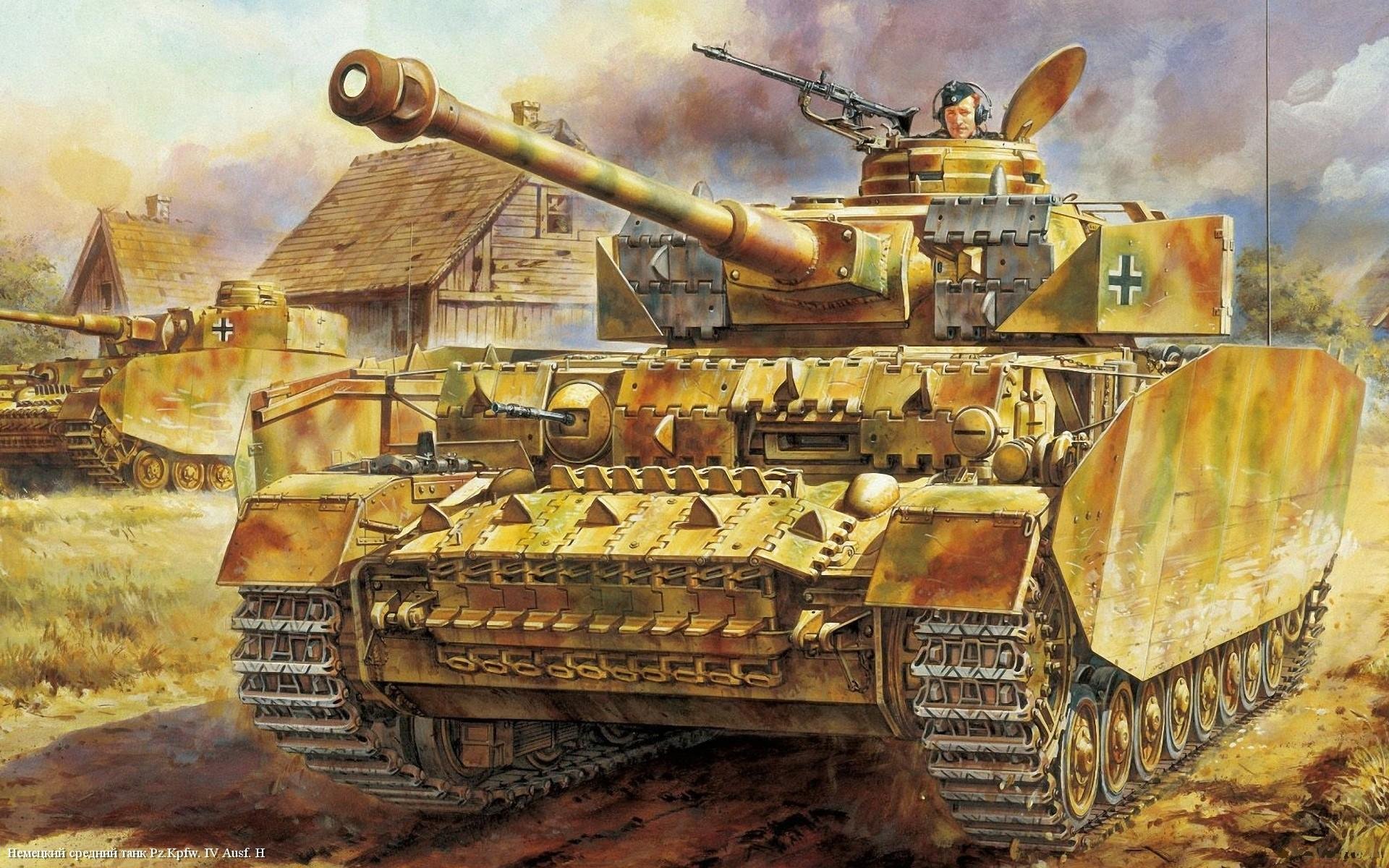 tanque tanque del tanque panzer iv tanque alemán panzerkampfwagen ww2 arte guerra