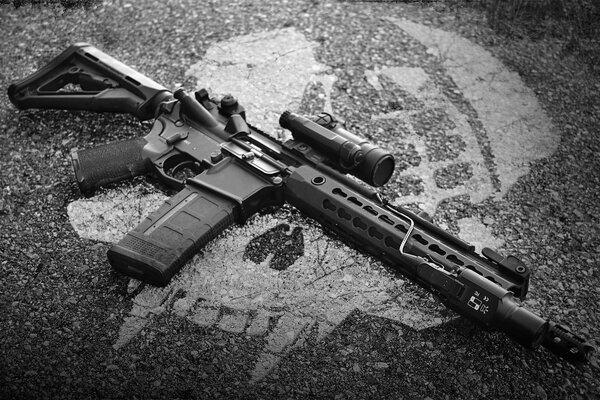 Assault rifle Carbine Ammunition Rifle Scope