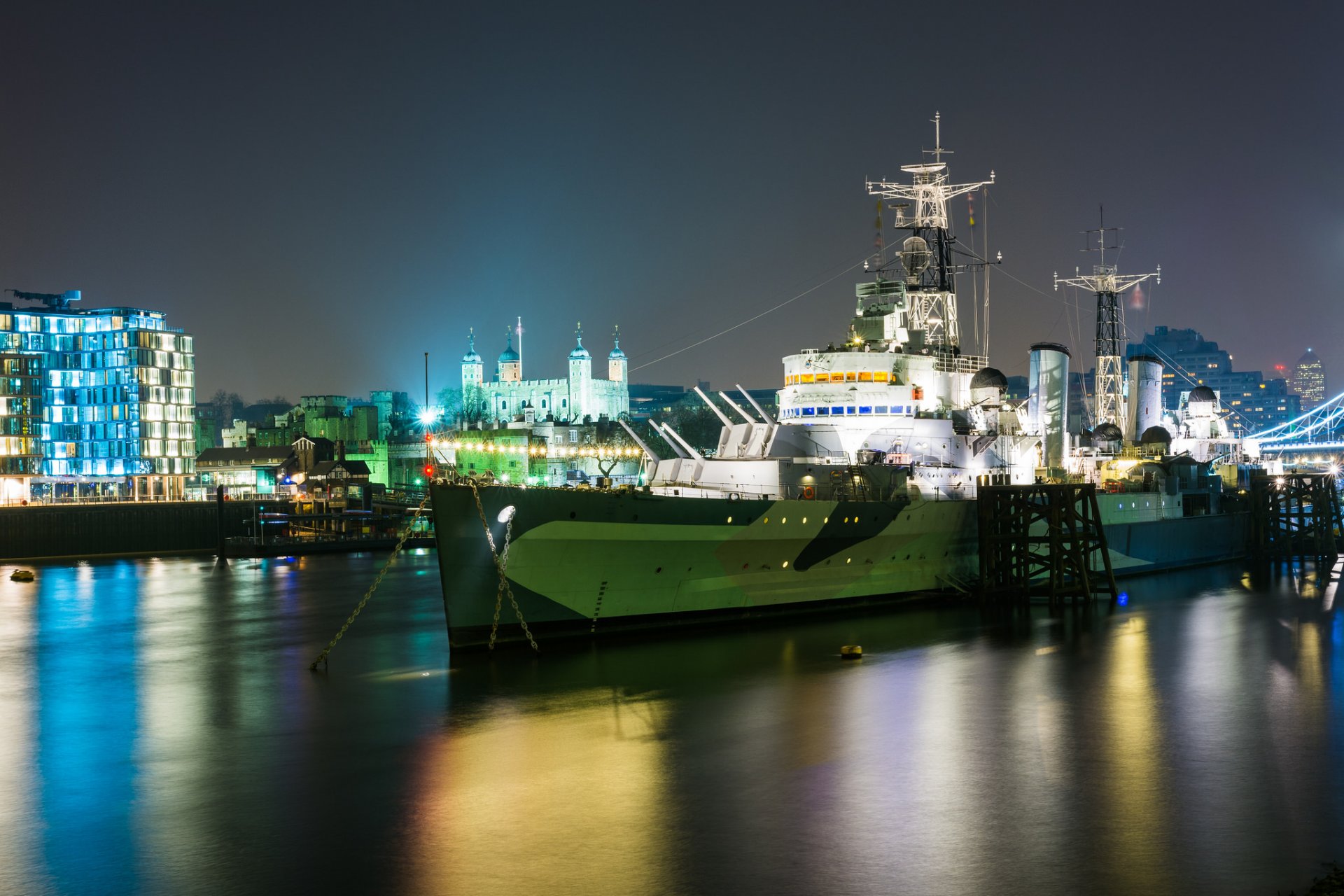 hms belfast c35 belfast lekki krążownik typu town nabrzeże