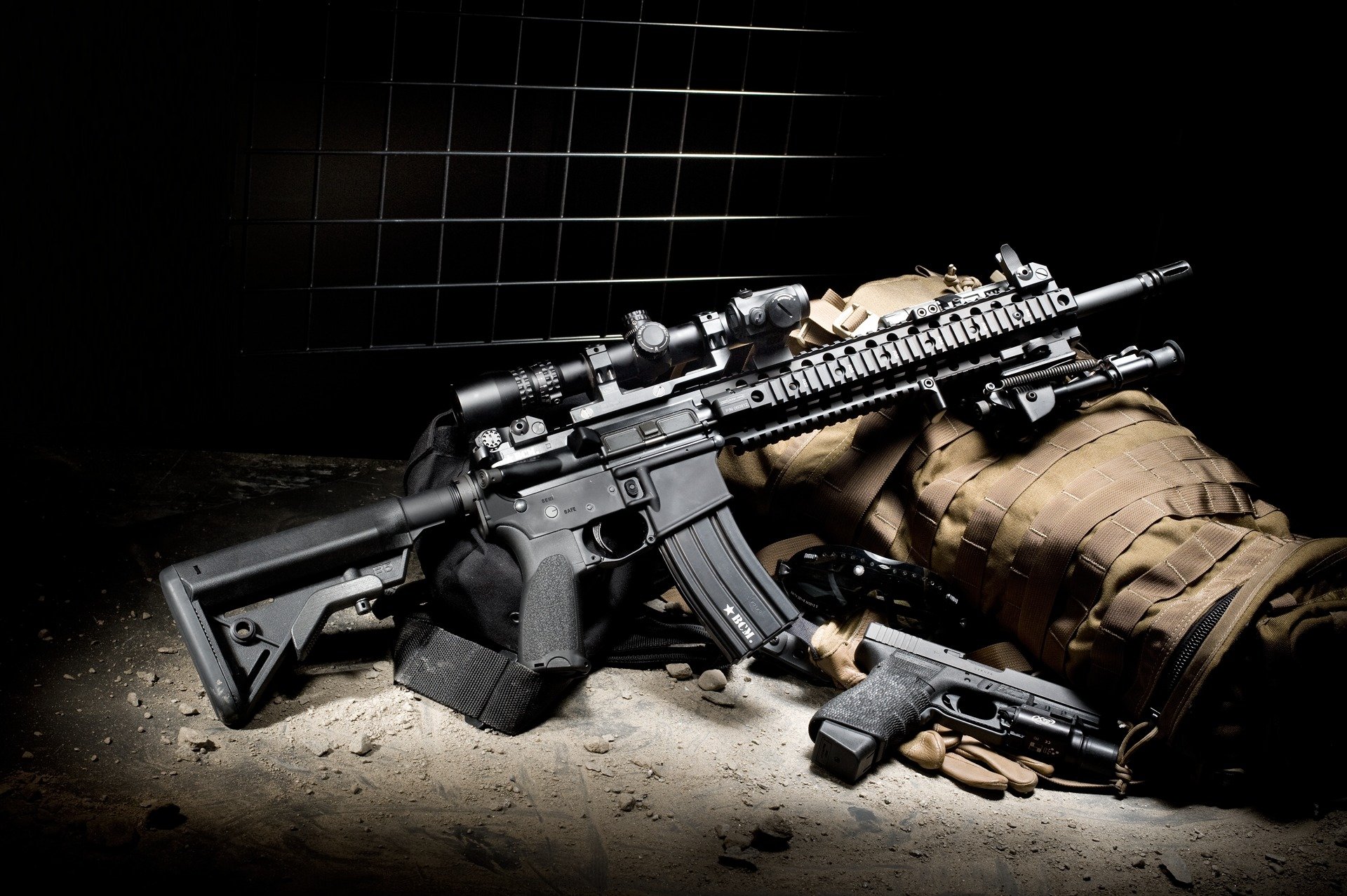 bcm assault rifle m4 twilight gun kit