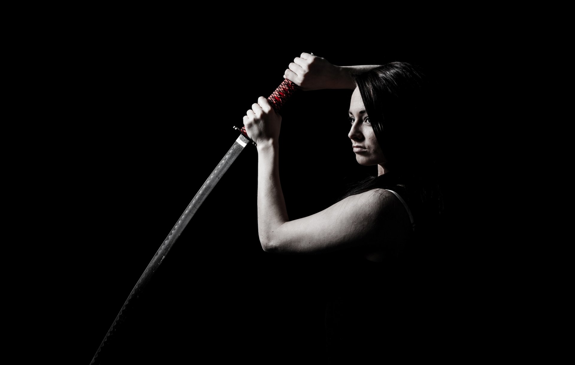 fille épée katana