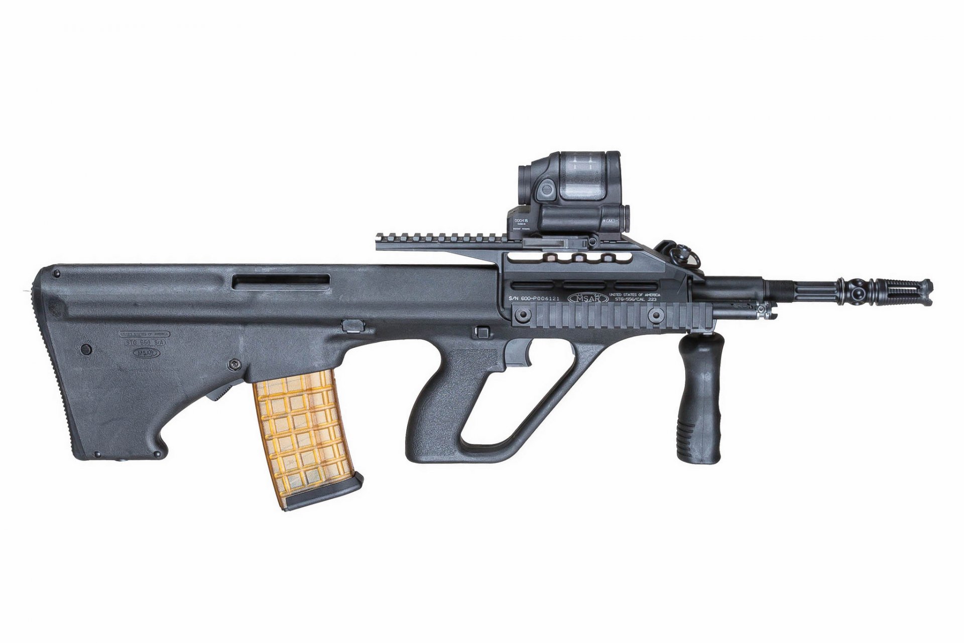 teyr aug a3 mitrailleuse arme fond