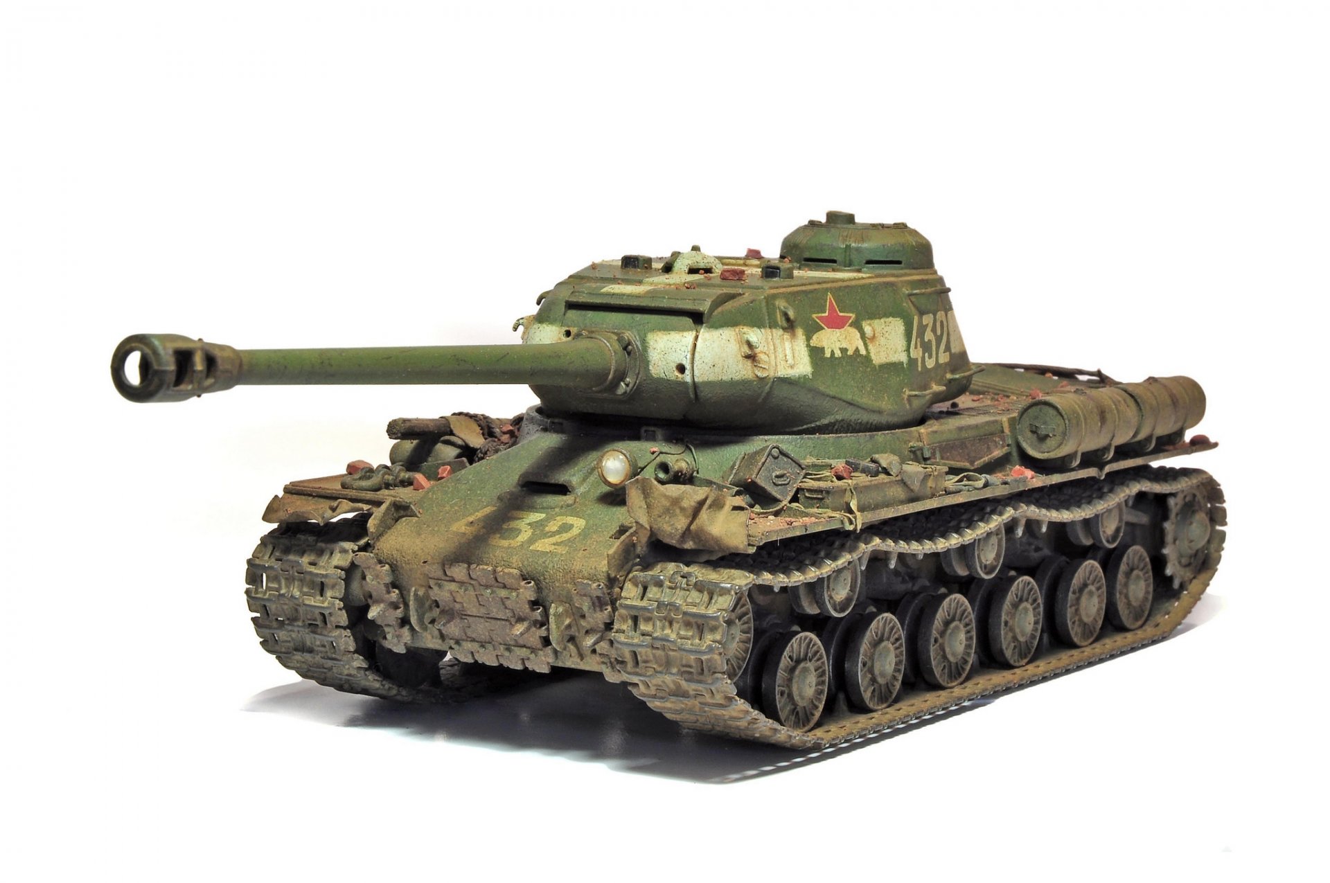 is-2 joseph stalin 122 mm soviético tanque modelo juguete