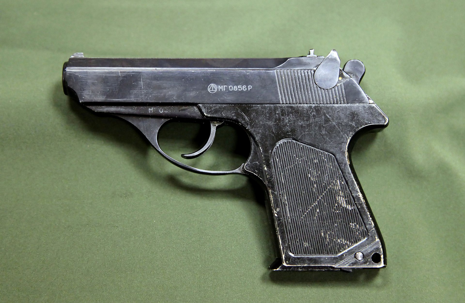 cañón corto psm pistola carga automática tamaño pequeño índice grau 6p23 calibre 45x18 mm psm compacto fue fabricado por tarea en desarrollo tamaño pequeño pistola para armamento superior comando composición soviético ejército ope