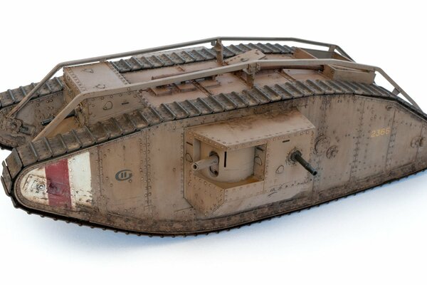 Zabawkowy model czołgu mk iv