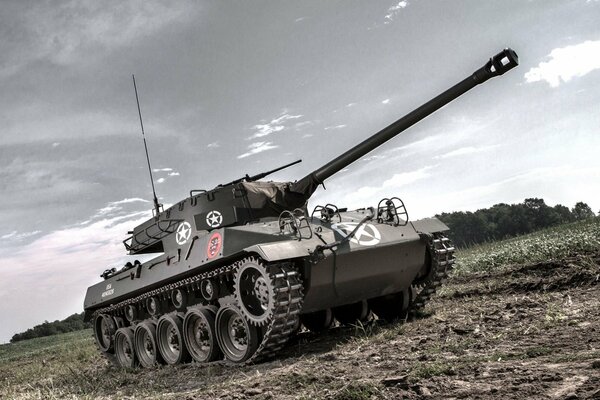 self-propelled artillery installation Hellcat 