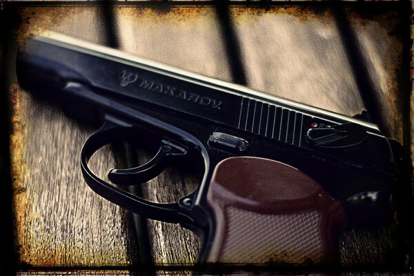 A beautiful image of a Makarov pistol