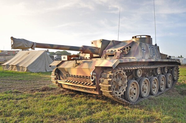 Image of a tank at the landfill