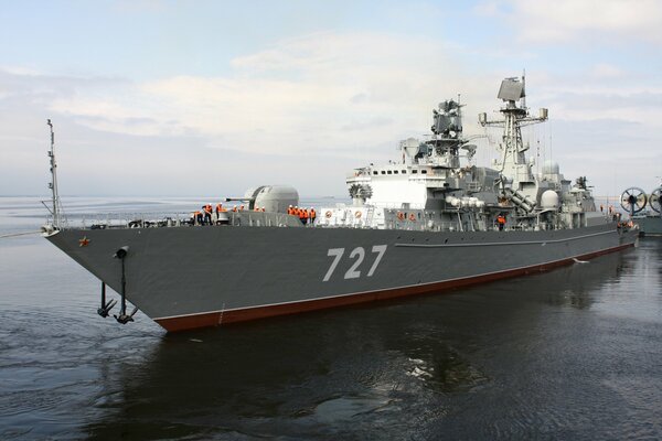 The ship of the Baltic Fleet of Russia Yaroslav the Wise