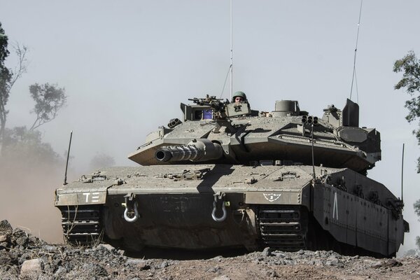 Israels Hauptkampfpanzer in Aktion