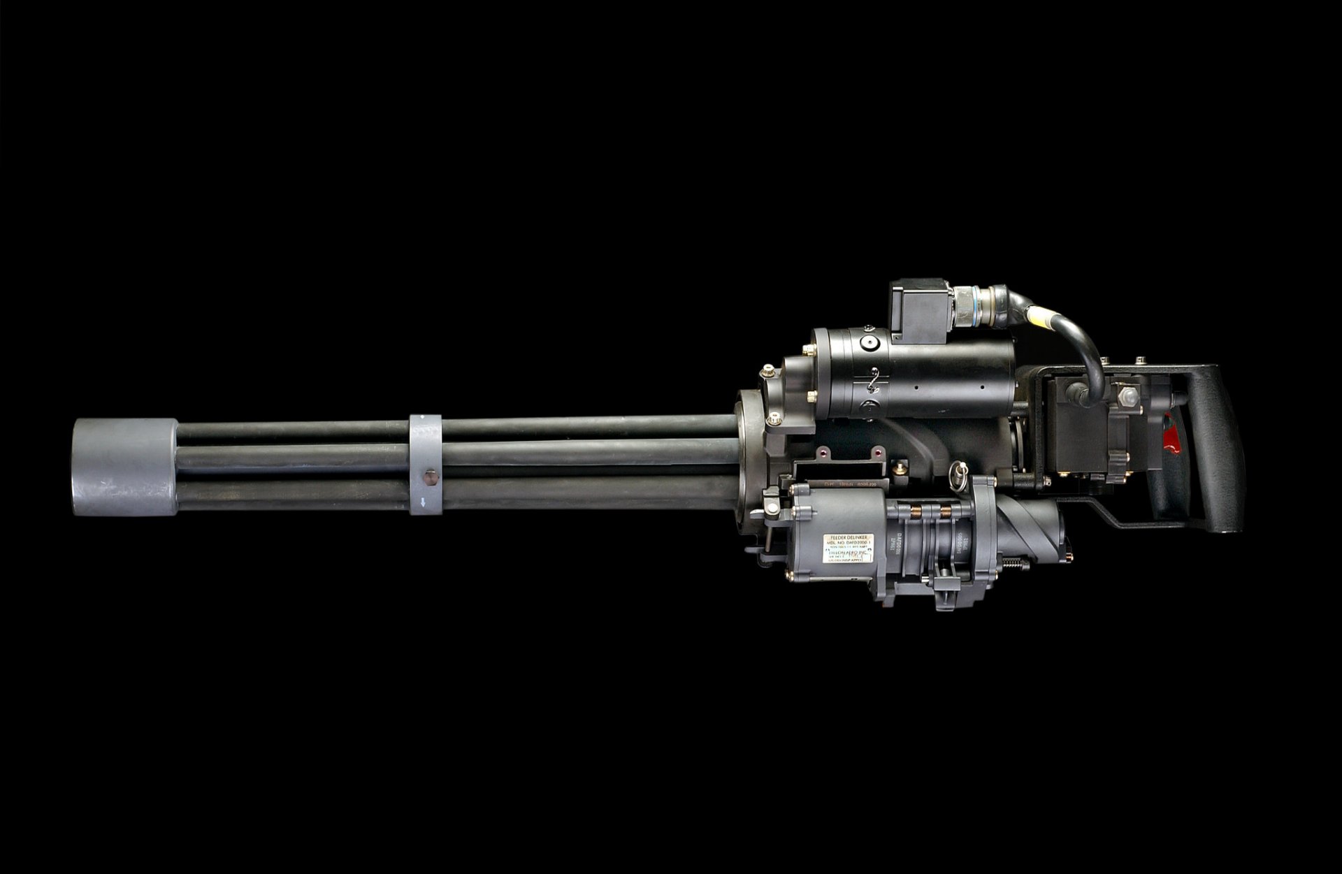 m134 minigun multicore machine gun weapon background