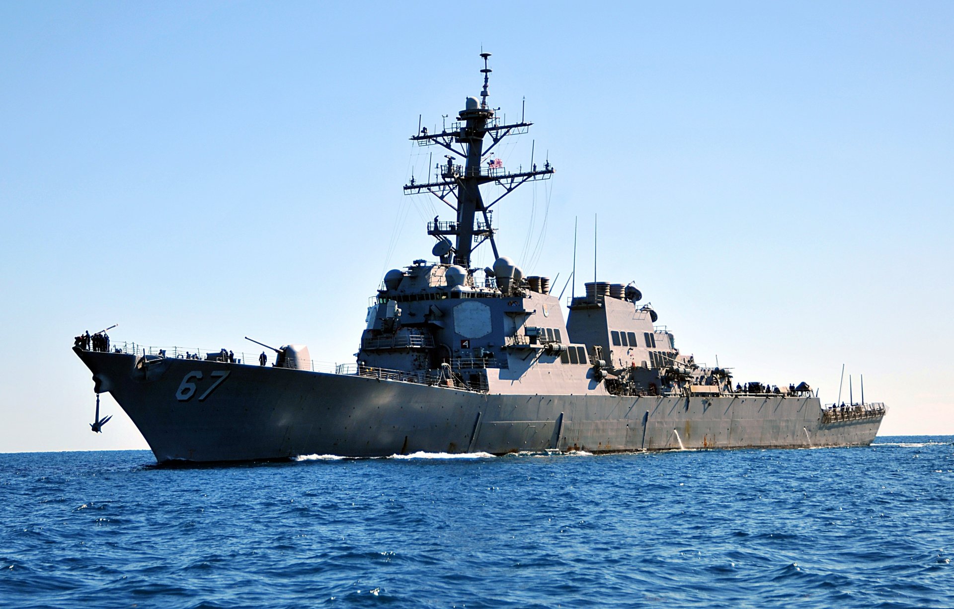 morze uss cole ddg-67 eskadra niszczyciel uro typ arleigh burke us navy