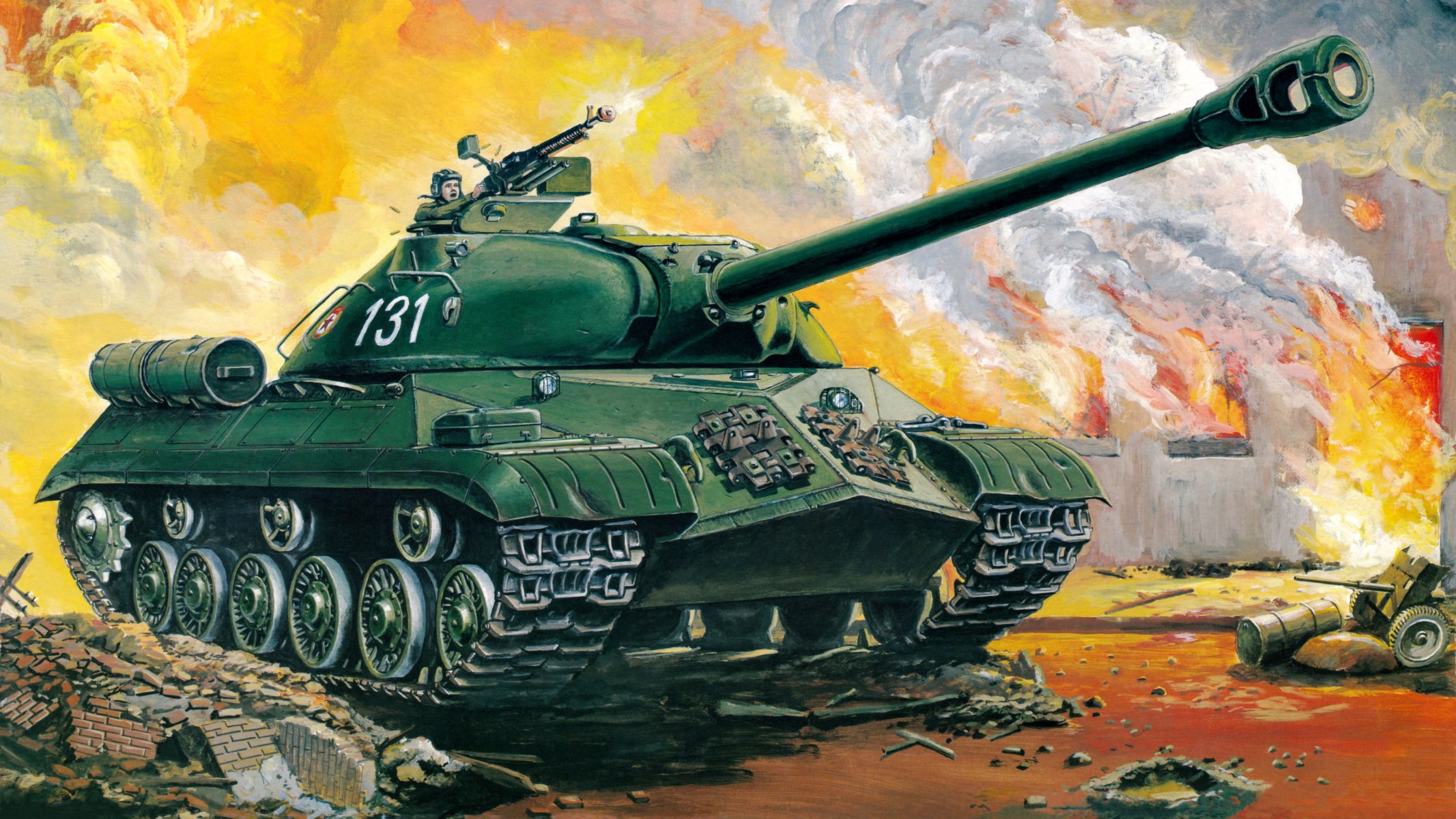 art tank is-3 m upgraded soviet break arms gauge 122 mm d-25 t machine guns 7 mm 62 mm night device tvn-2 crew 4 people battle soviet union exports distributed china egypt fought arab-israeli wars