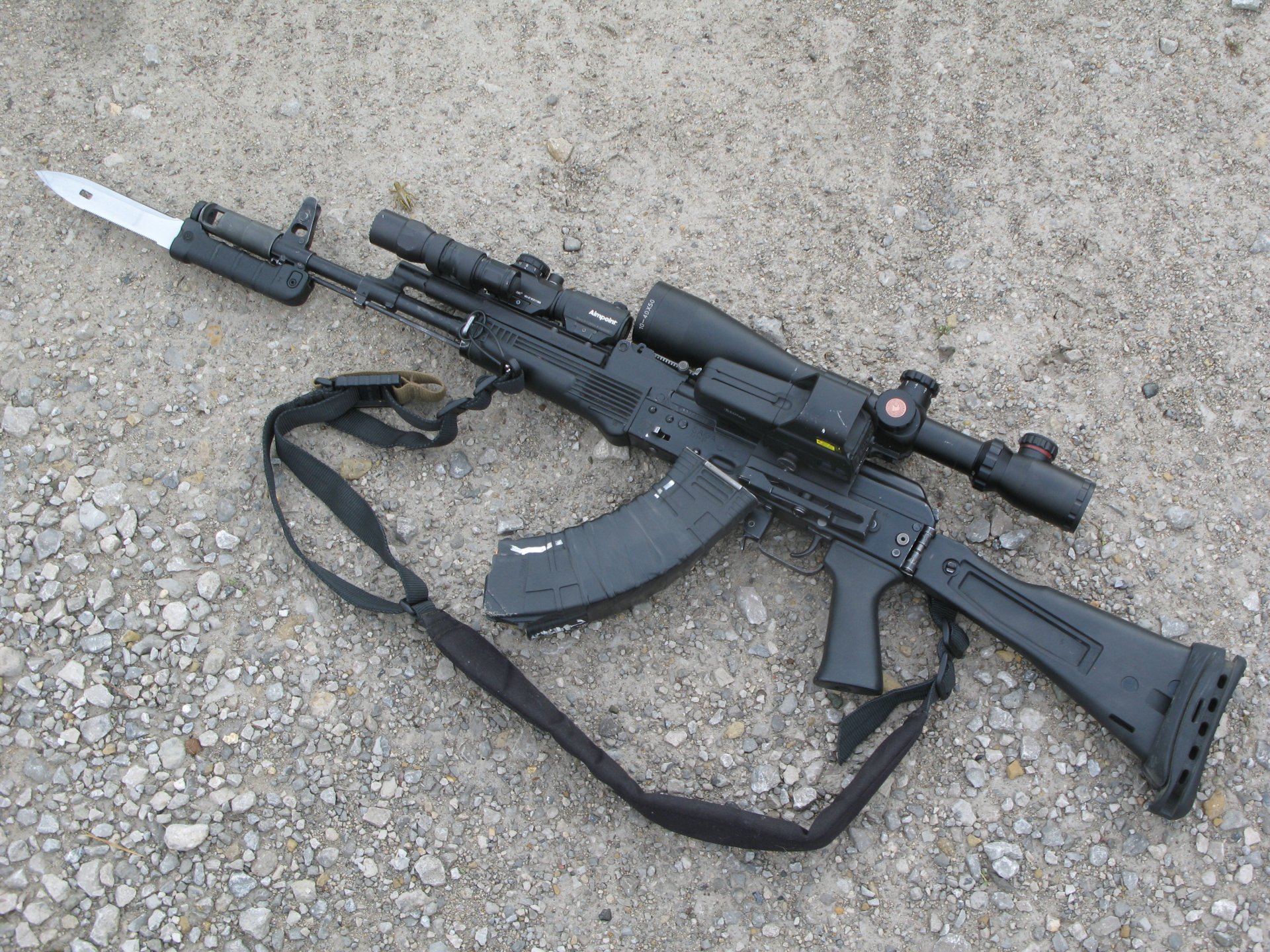 saiga selbstladend karabiner bajonettmesser optik waffe