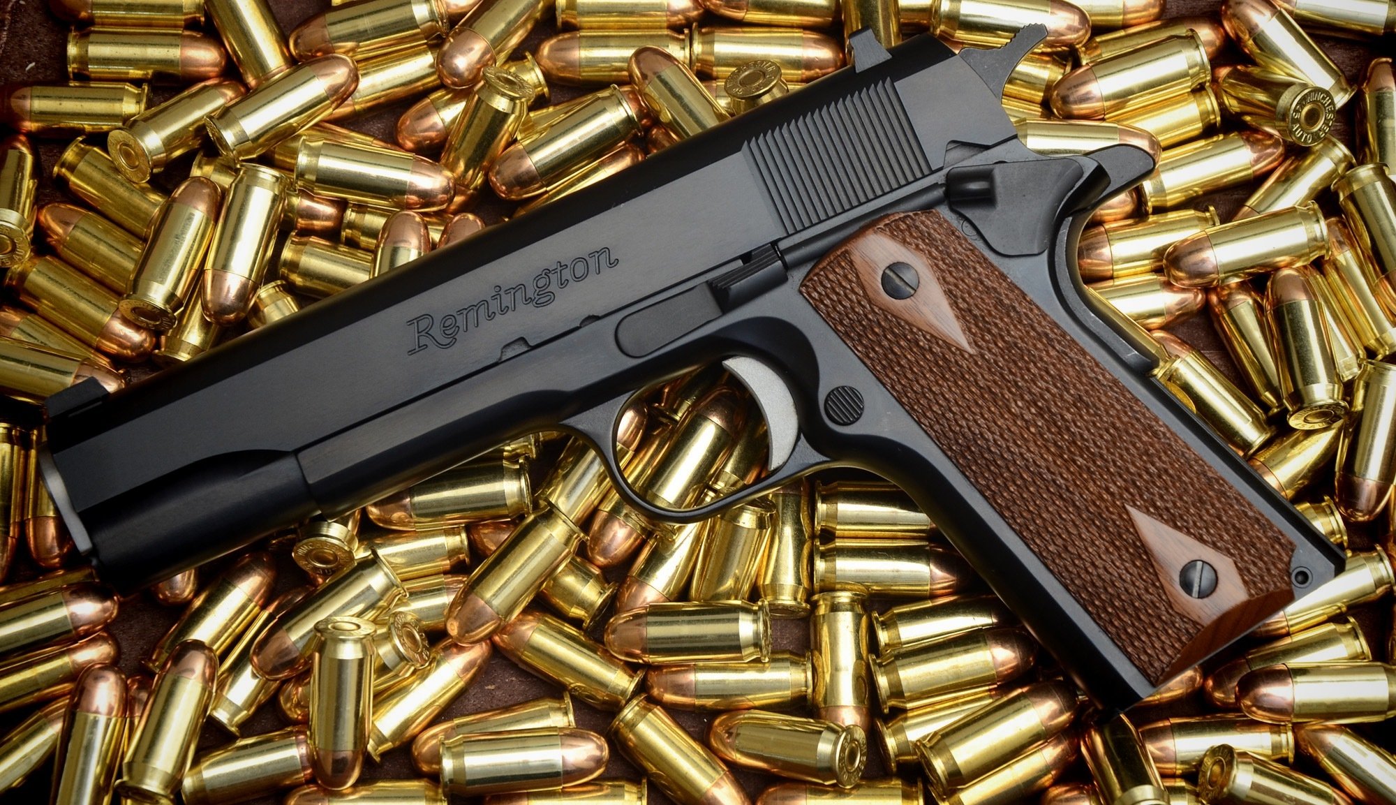 remington colt 1911 r1 пистолет патроны много