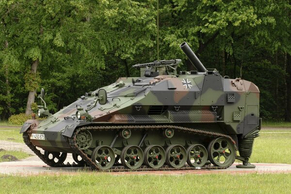 German tracked combat vehicle