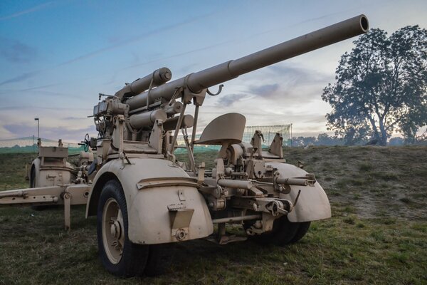 Cañón antiaéreo de 88 mm de la segunda guerra mundial