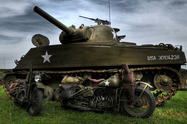 Tanque Sherman de la Segunda guerra mundial