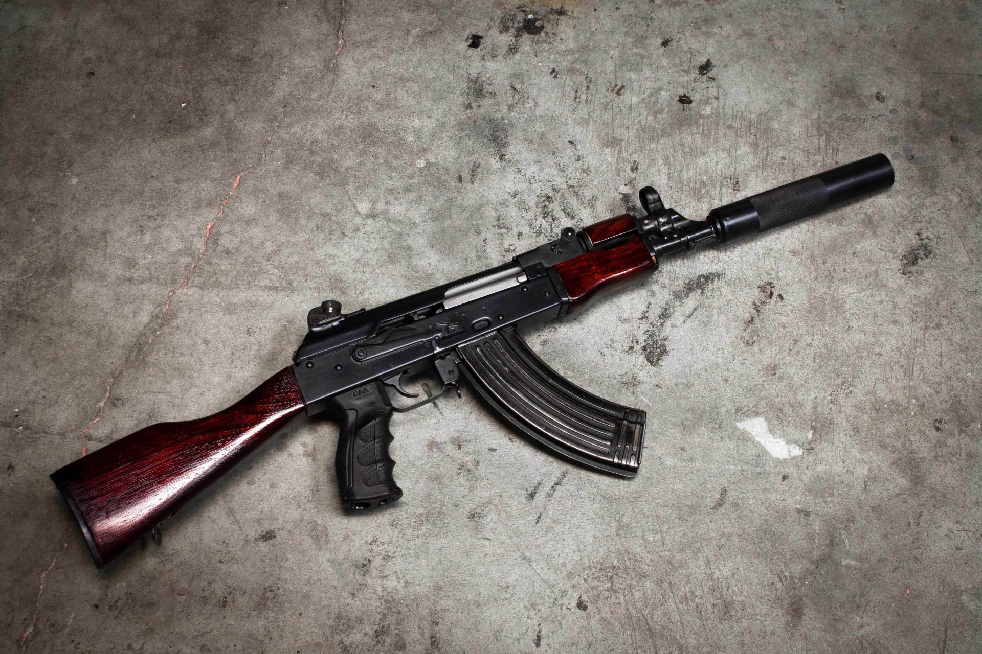 ak-74 rifle de asalto kalashnikov armas fondo