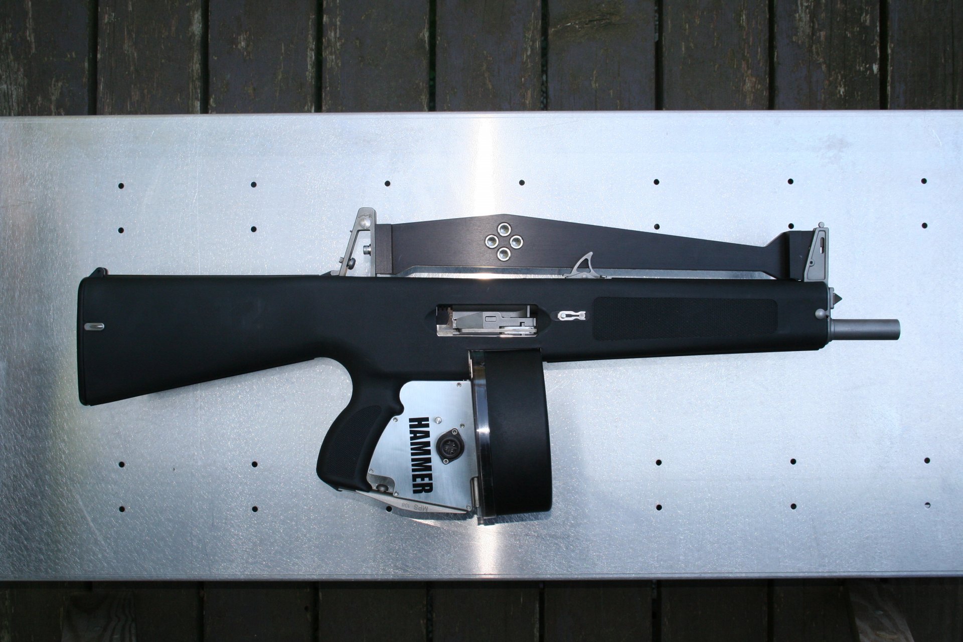 weapon shotgun aa-12 hammer steel