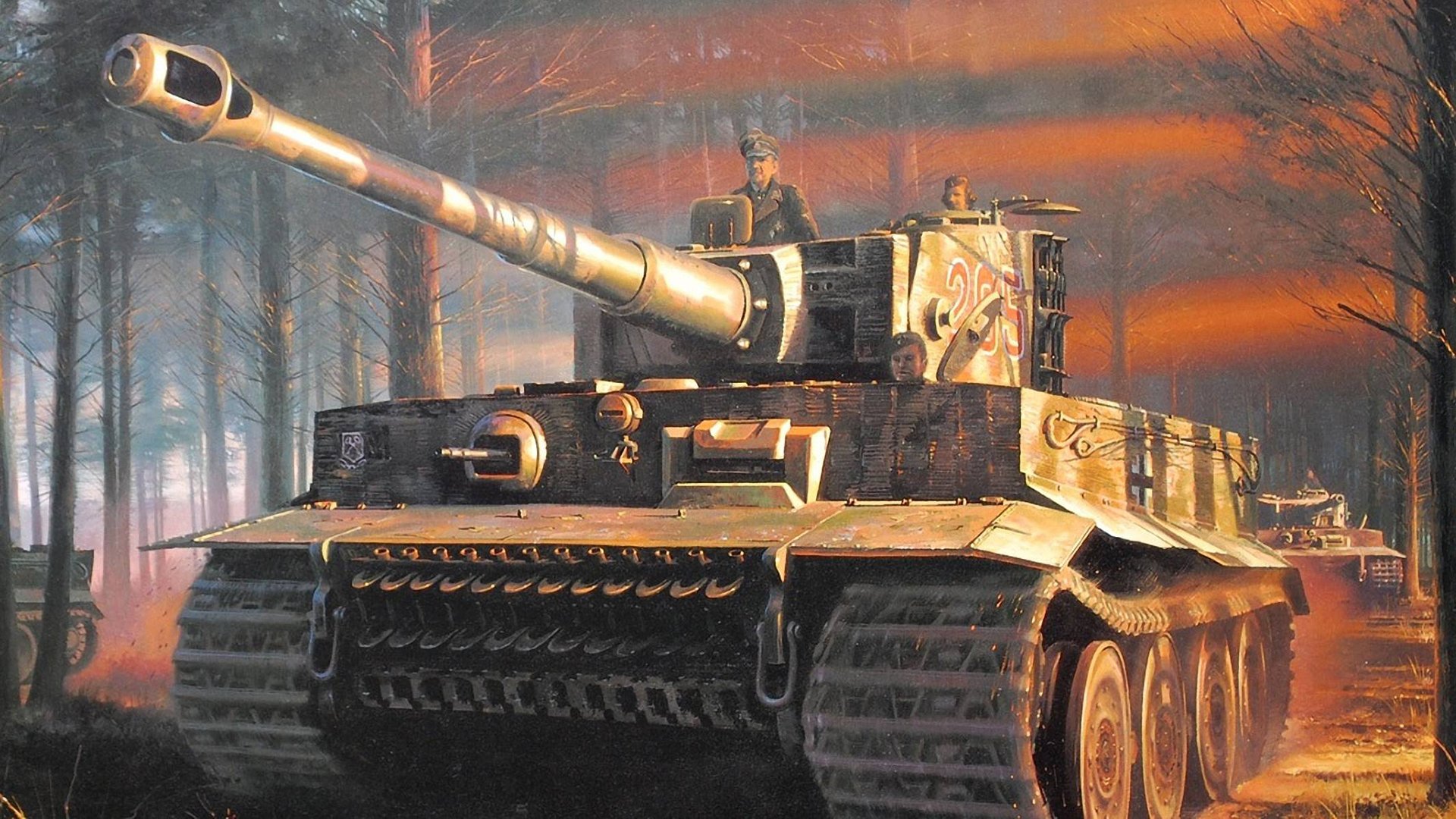 tigre carro armato disegno guerra