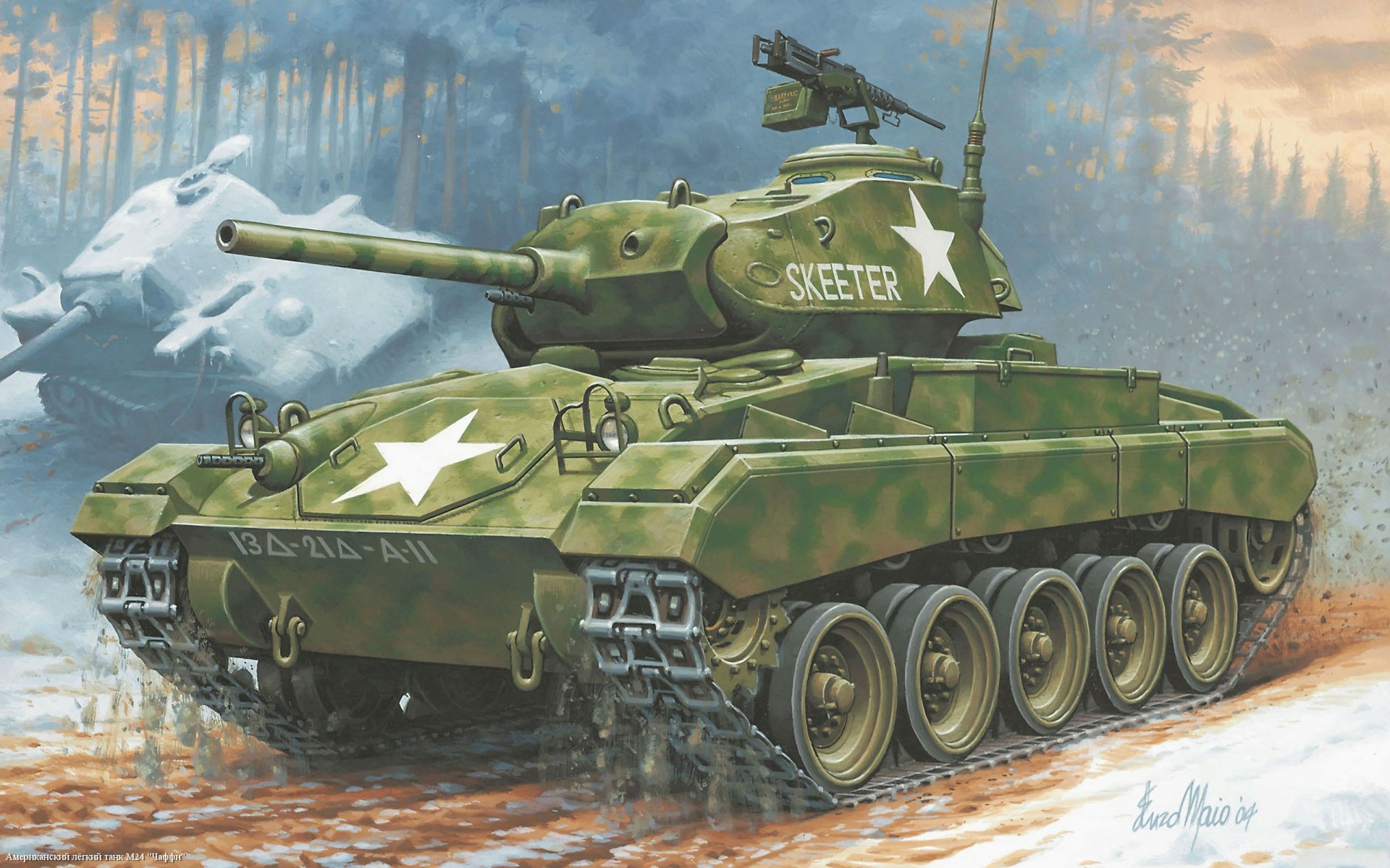 m24 chaffee chaffee americano ligero tanque