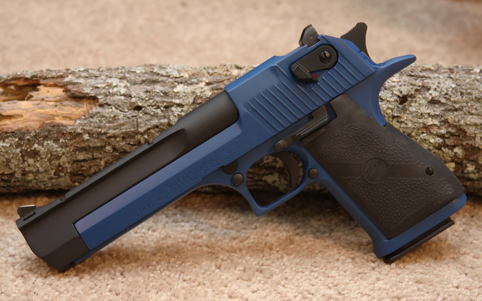 pistol desert eagle blue