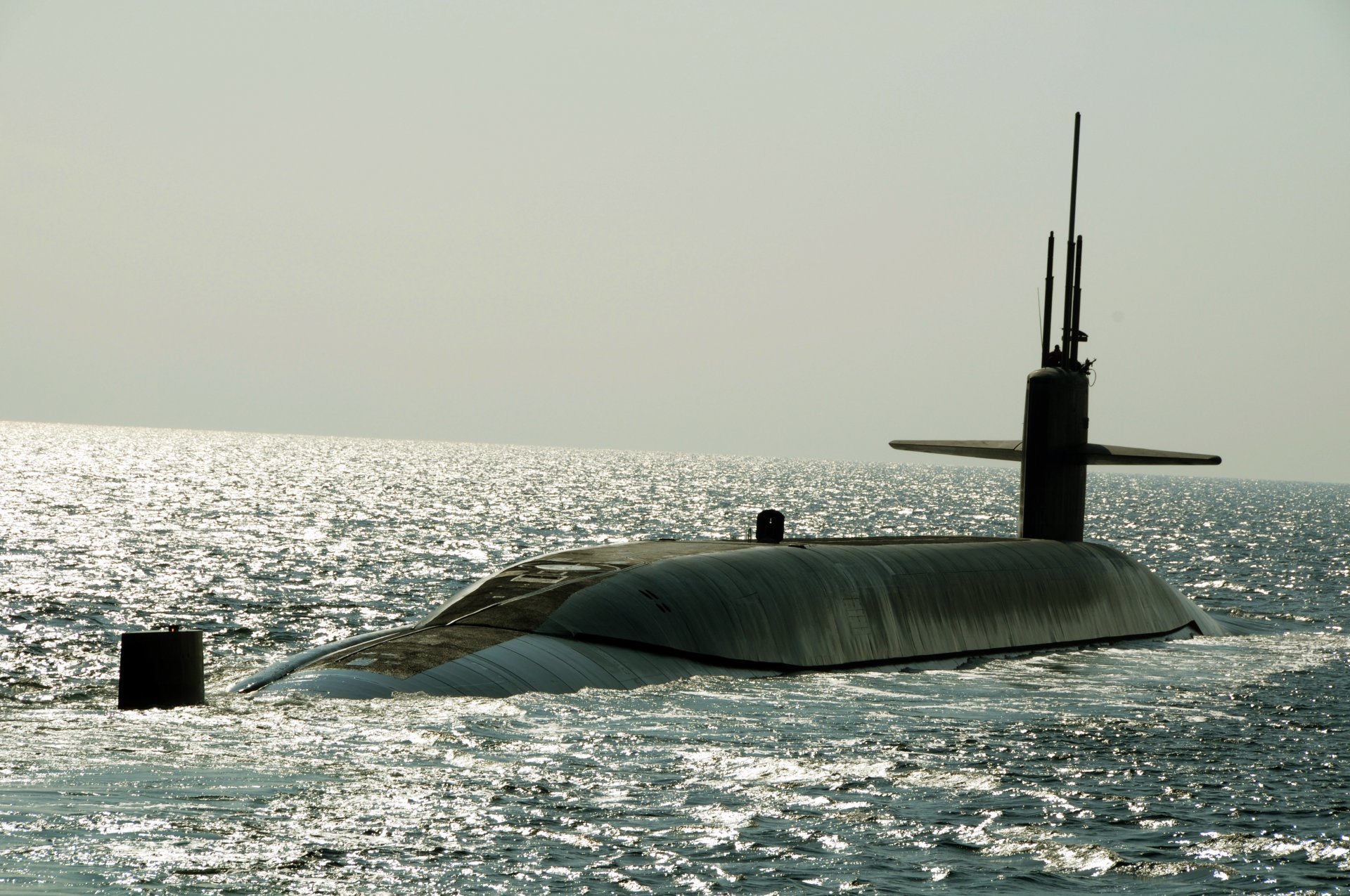 uss maryland ssbn 738 submarino nuclear marina de los ee.