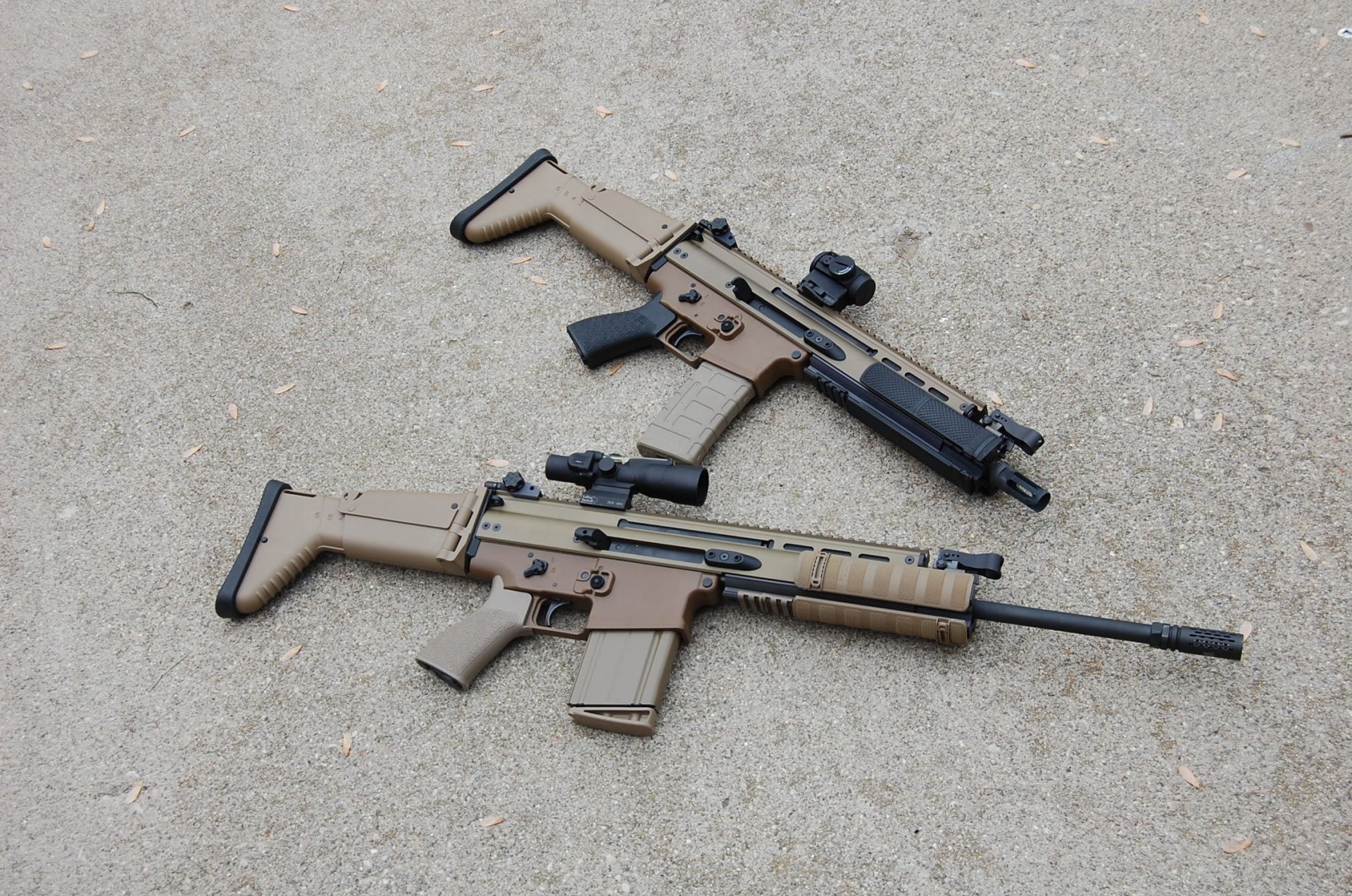 fn scar autómatas 2 piezas asfalto