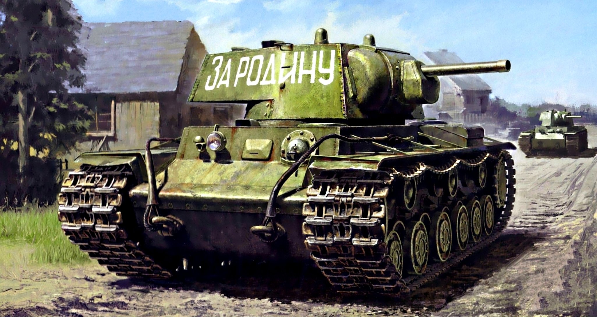 art road street kv-1 for the motherland soviet heavy tank bob picture