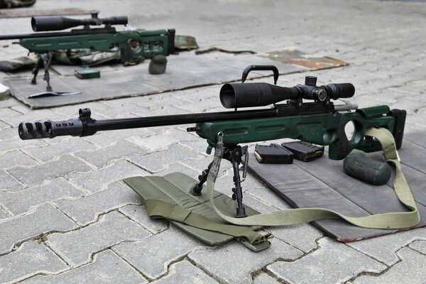 Sniper fusil modèle SV - 98 diamètre 7. 62mm