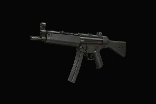 Automat mp5 klasyka w ciemności