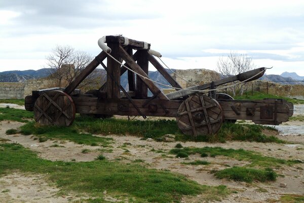 Catapult-an ancient stone throwing machine