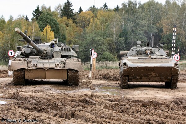 Los tanques de barro no tienen miedo