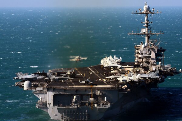 Waffenflugzeugträger uss john c. stennis