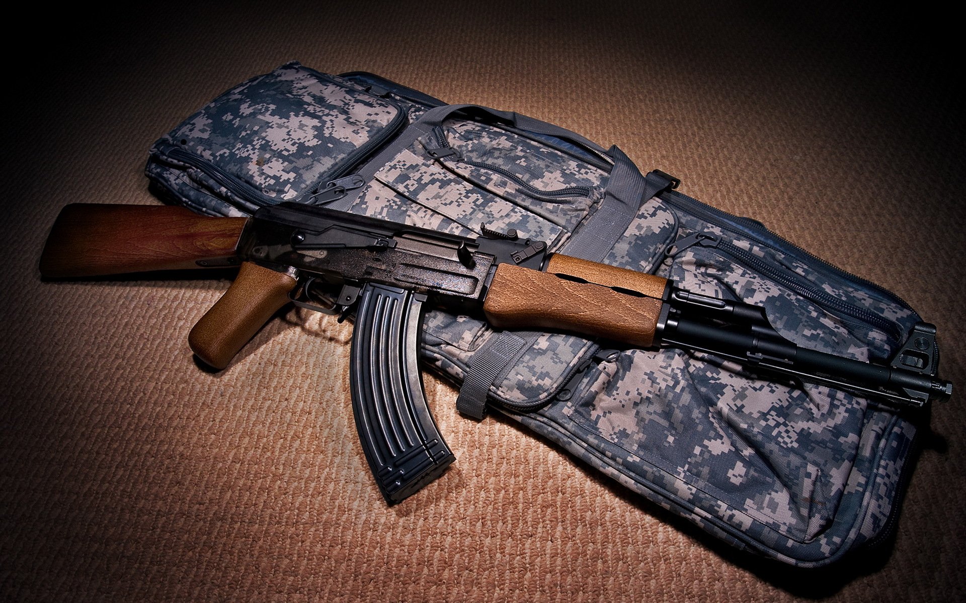 ak-47 karabin szturmowy broń automat