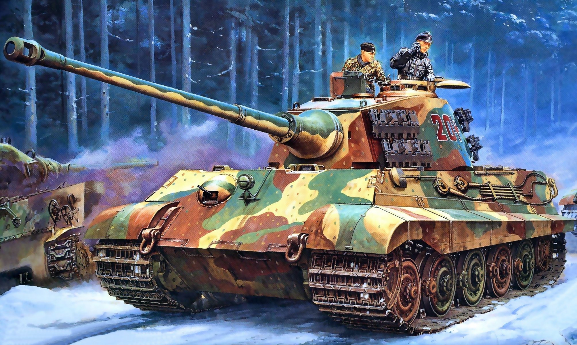 arte terra strada foresta panzerkampfwagen vi ausf b tigre ii tigre ii tigre reale königstiger tedesco carro pesante ultimo periodo seconda guerra mondiale