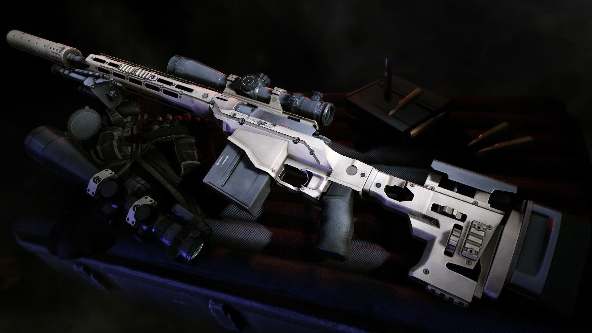 remington msr arme fusil de sniper vue silencieux sniper ghost warrior 2