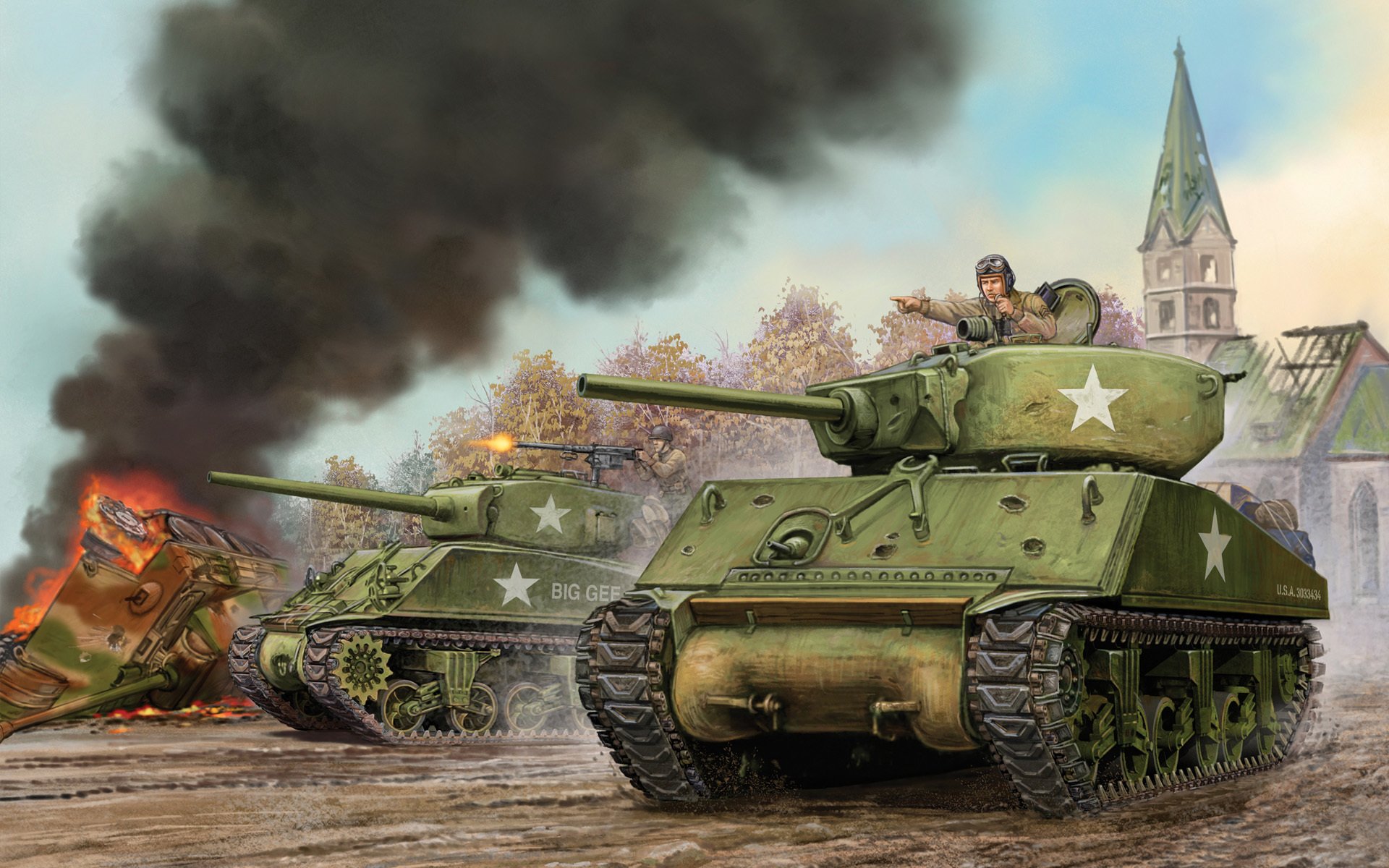 art tank u.s. assault sherman m4a3e2 jumbo battle flames of war the world war ii miniatures game ww2