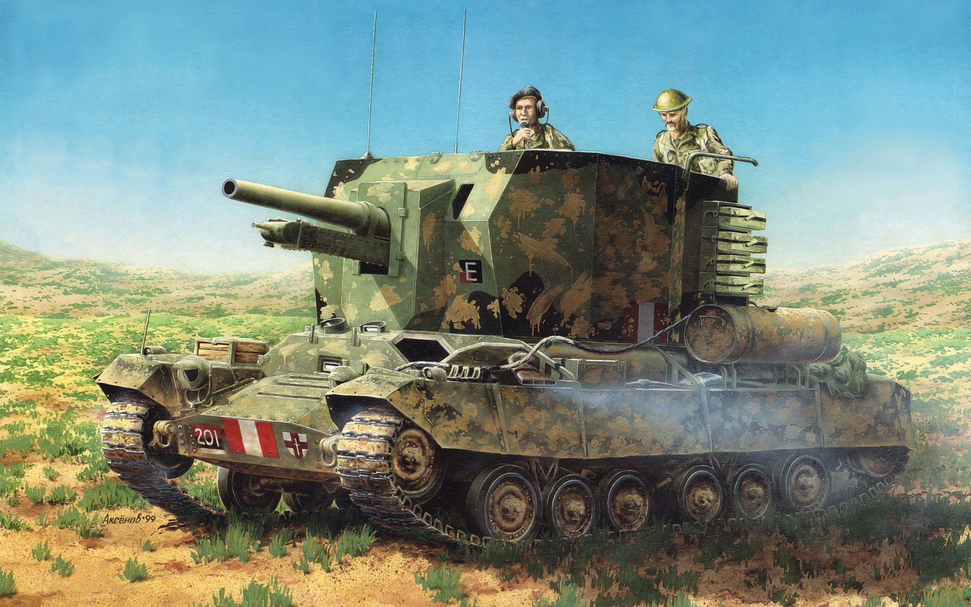 arte tanque acs obispo obispo británico autopropulsado artillería instalación clase autopropulsado obús segunda guerra mundial construido en base tanque valentine valentine ww2