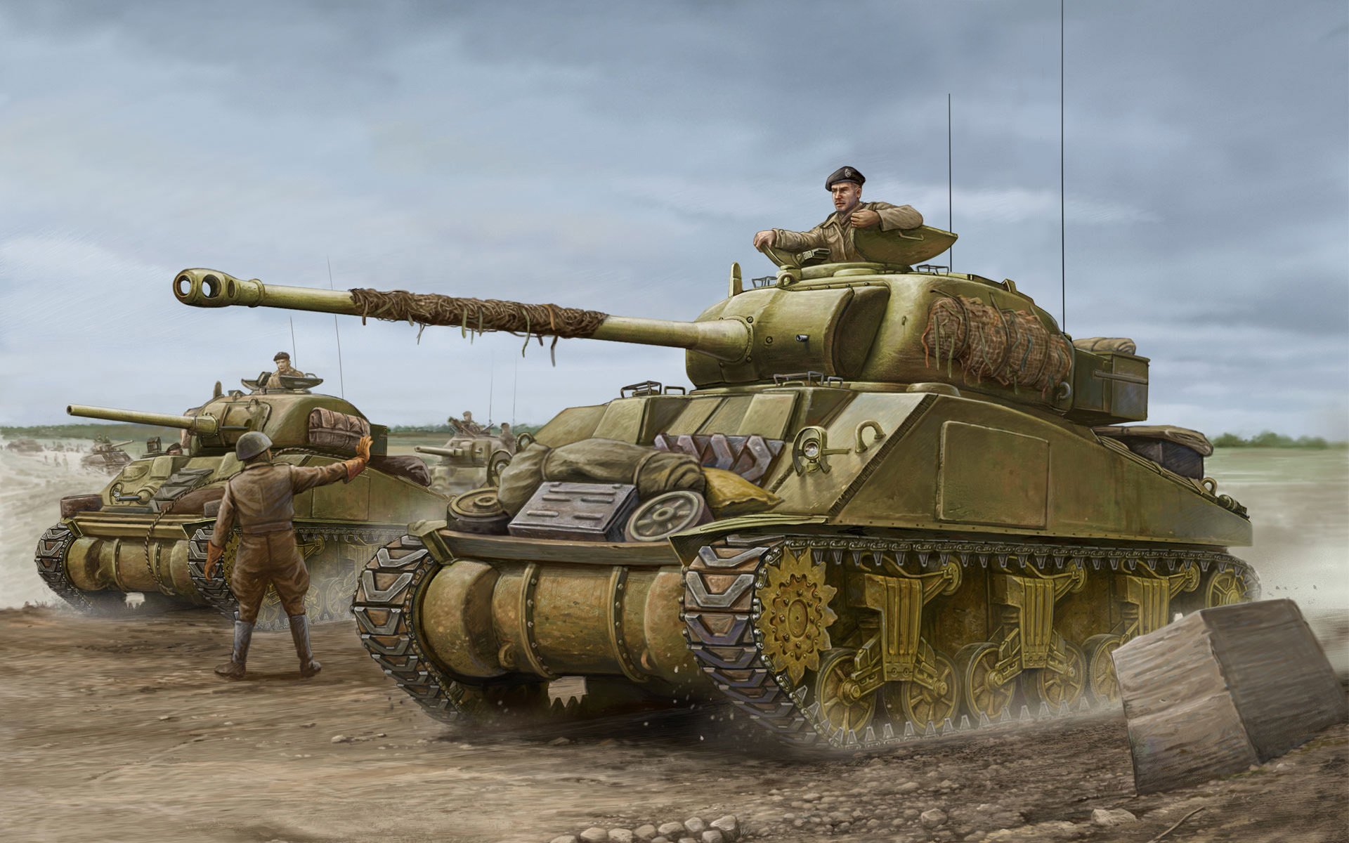 arte carro armato sherman lucciola falò carri armati britannico esercito riarmato 17 libbre 2mm anticarro cannone fiamma di guerra designare seconda guerra mondiale miniature gioco ww2