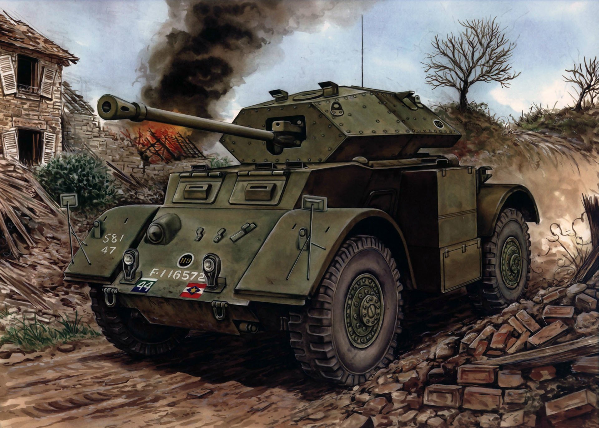 art staghound mk iii staghound mk iii samochód pancerny średni stworzony przez amerykańską firmę chevrolet na zamówienie wielkiej brytanii miał układ kół 4x4 ww2