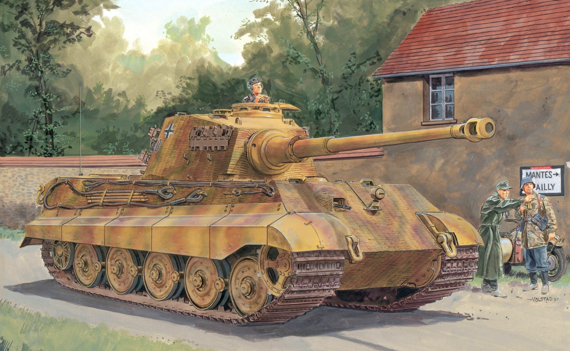 char tigre royal wehrmacht allemagne allemands