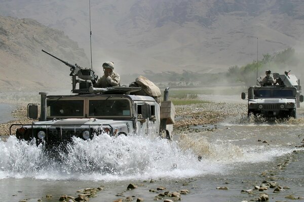 Afghanistan against the sky and mountains