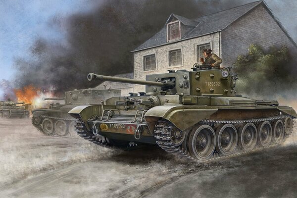 Art tank cruiser Cromwell